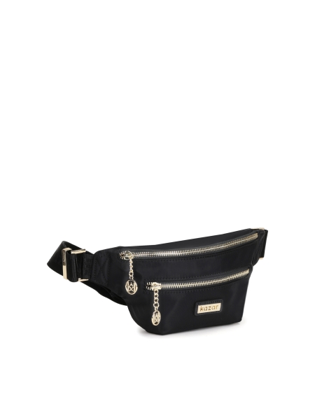 Sac à ceinture noir pour dames TANYA