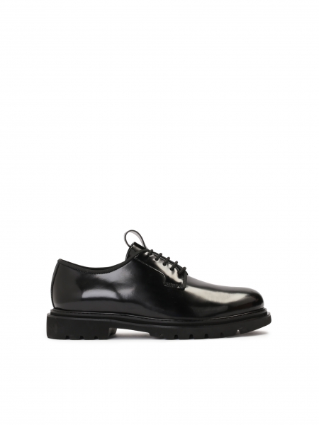 Chaussures Derby minimalistes pour hommes avec une semelle épaisse et rainurée. FINTON