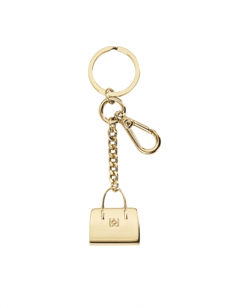 Porte-clés métallique en forme de sac à main 
