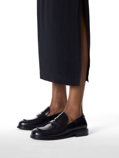 Chaussures classiques en cuir noir KS MOUND