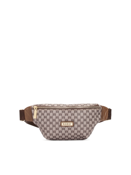 Sac de ceinture monogrammé stylé de KAZAR TANYA