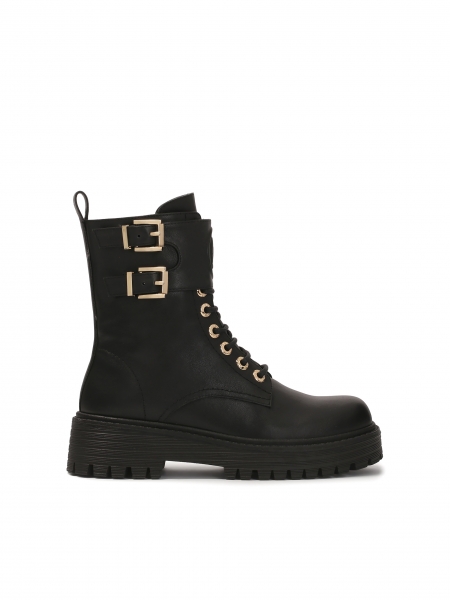 Bottes hautes avec rabat décoratif PADMA