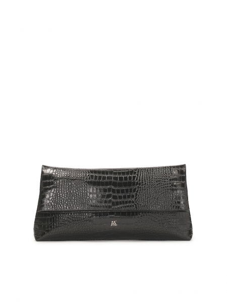 Grand sac à main de soirée en cuir gaufré KS MELIZA