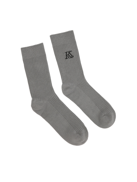 Chaussettes grises rayées Logan KS FABIENNE