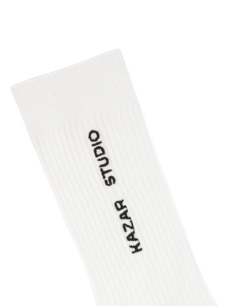 Chaussettes blanches côtelées  KS LUCIENNE