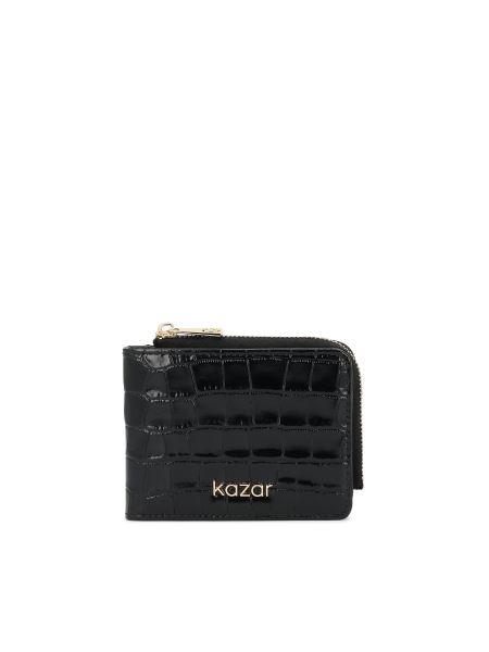 Portefeuille en cuir gaufré CAETANA