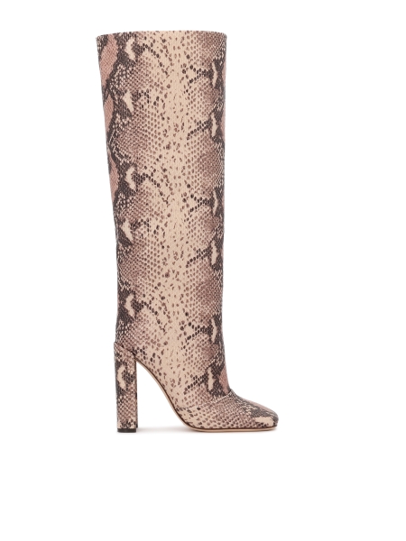 Bottes en cuir gaufré sur poteau à nez carré KS SELAME