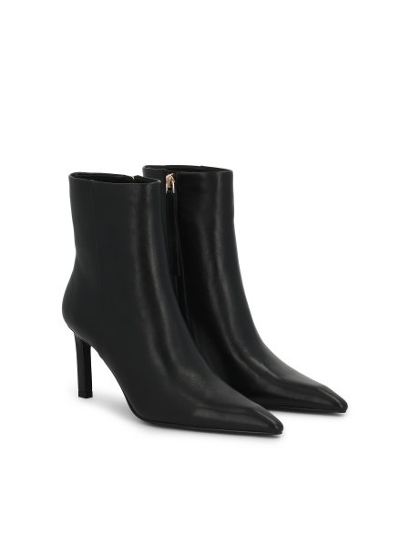 Bottes élégantes à talon aiguille en cuir lisse LAYLANI