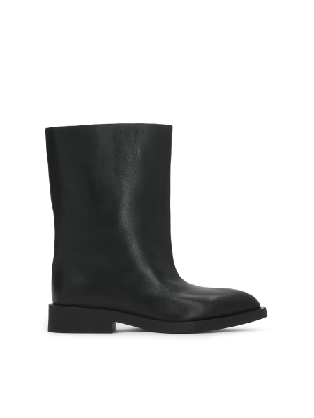 Bottes noires à tige large ALENIRA