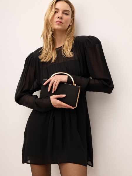 Sac à main chic avec fermoir décoratif MAELIS