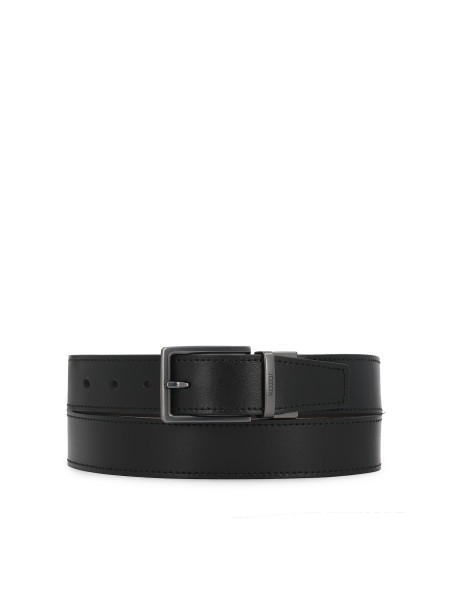 Ceinture double face en cuir naturel pour homme KASPEROS