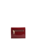 Petit portefeuille rouge en cuir verni  MELLY