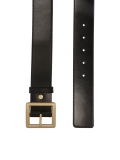 Ceinture universelle en cuir noir COLLETE