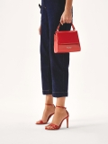 Sac à dos rouge en construction rigide KRISTENA