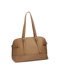 Sac à main marron à fond large MARCELL