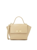Sac à main beige avec côtés rallongés TISTA
