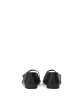 Ballerines en cuir souple noir  KS BEAU