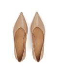 Escarpins classiques en cuir beige EVELISE