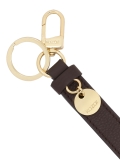 Porte-clés avec bracelet en cuir marron STOREY