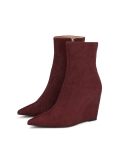Bottes marron avec poils naturels KS OTYLIE