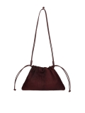 Sac en cuir marron avec poils naturels KS LIVIEN