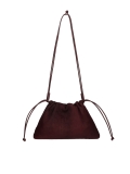 Sac en cuir marron avec poils naturels KS LIVIEN