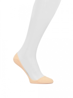 Chaussettes pour dames de couleur beige
