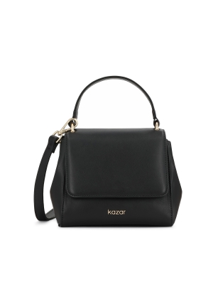 Sac à main coffre avec poignée et sangle