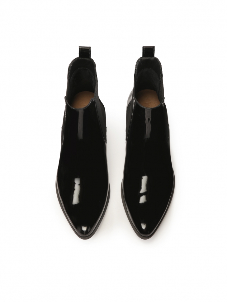 Bottes à talons plats à enfiler INCA