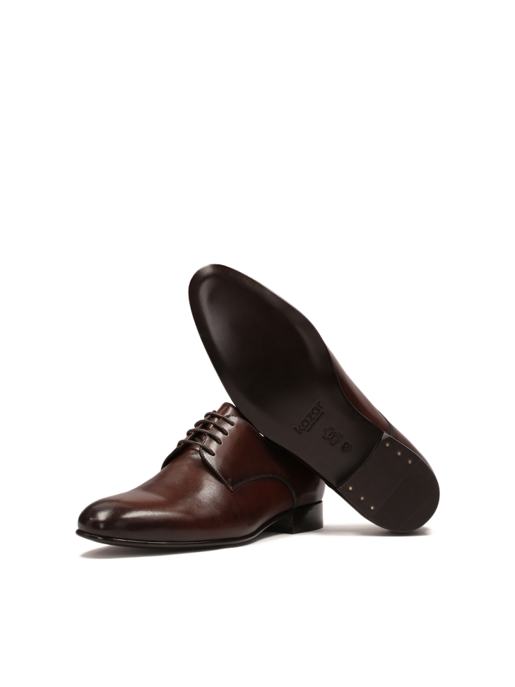 Chaussures marron avec semelle en cuir JAZON