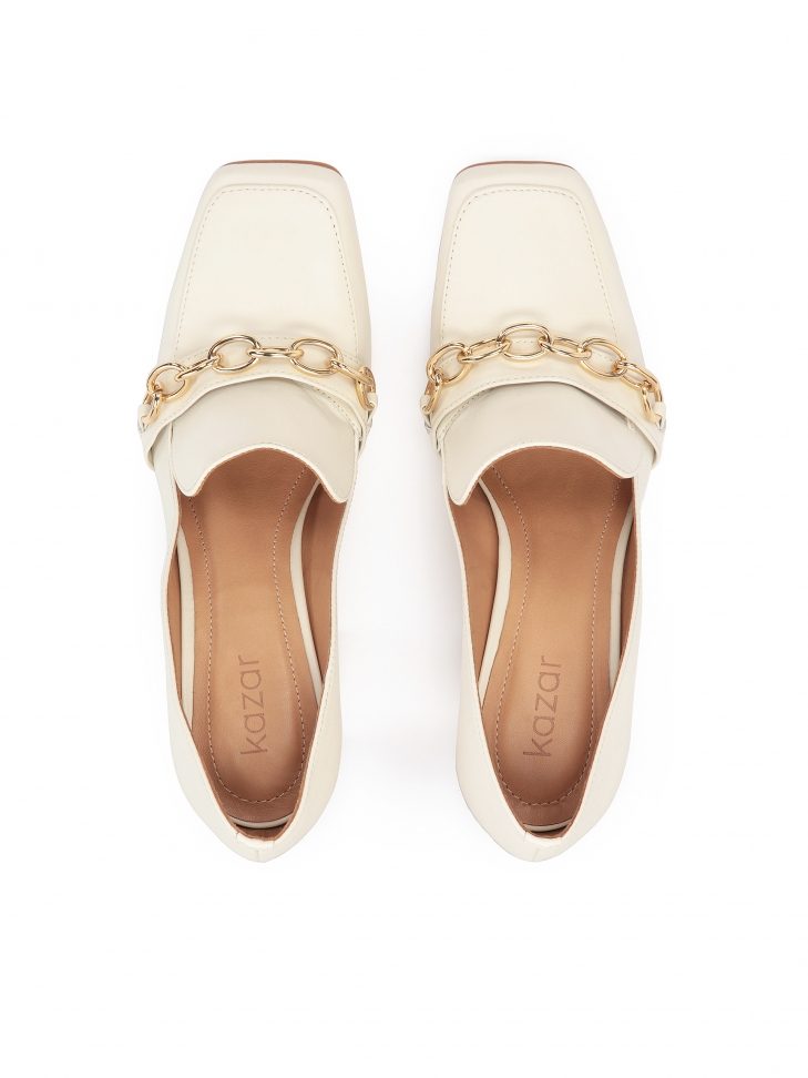 Pompes à nez carrées avec chaînes ZELIA