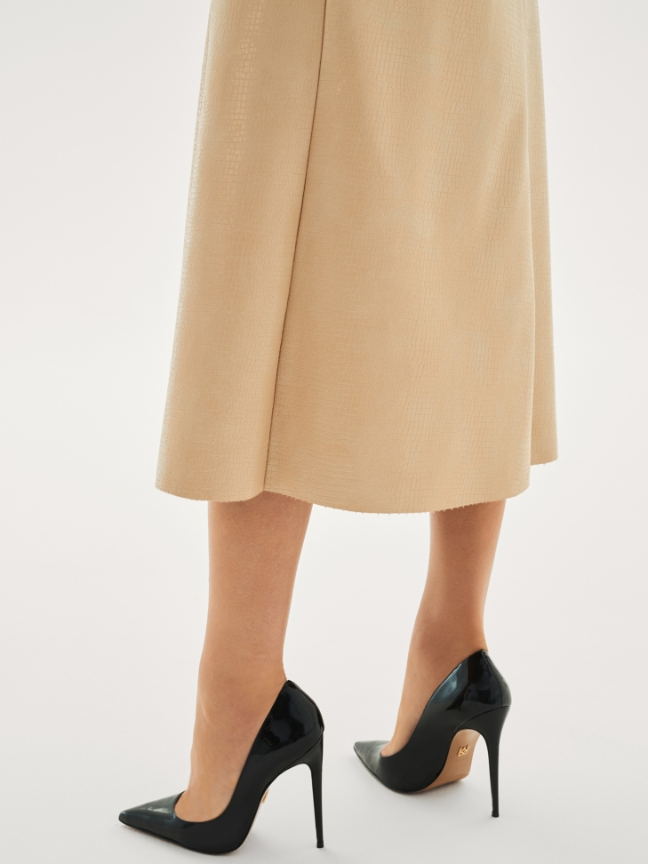 Escarpins en cuir verni noir brillant NEW LUCIANA