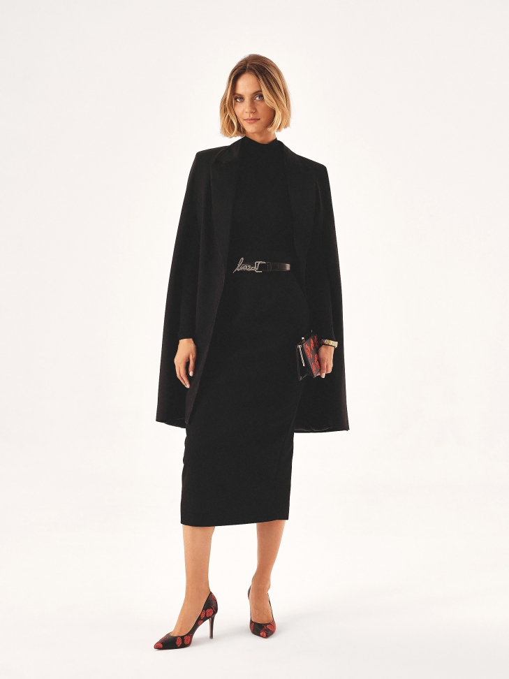 Escarpins noirs avec motif floral brodé NEW PARIS