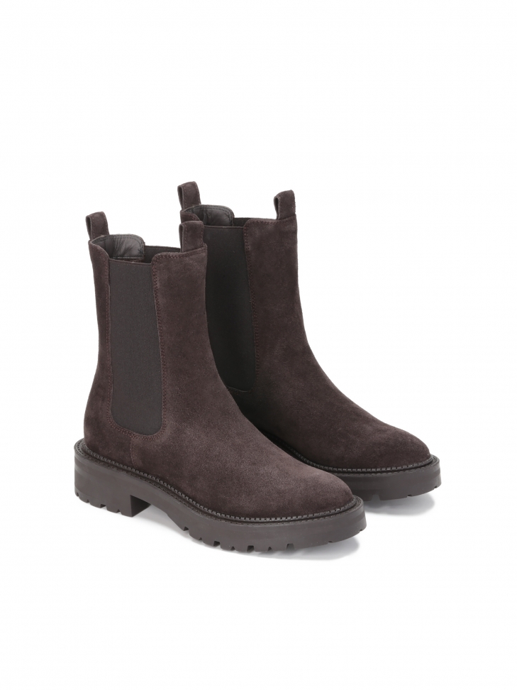 Bottines pour dames marron foncé CHRISSY