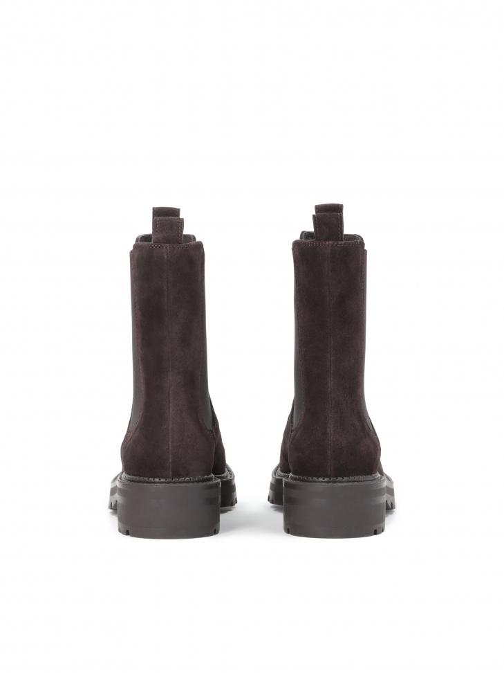 Bottines pour dames marron foncé CHRISSY