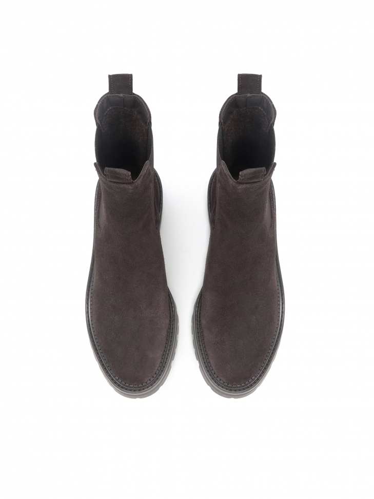 Bottines pour dames marron foncé CHRISSY