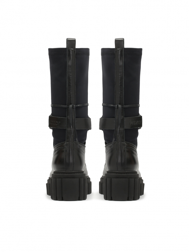 Bottines d'avant-garde pour dames avec tige chaussette et semelle robuste LYLA