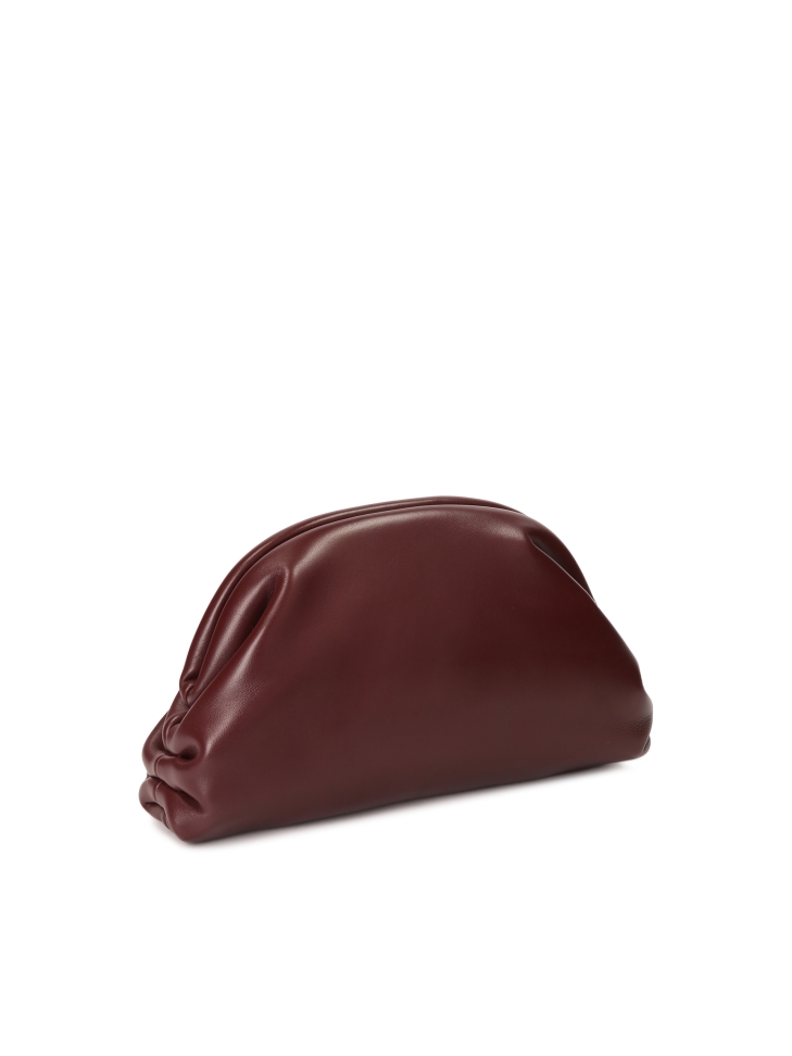 Pochette de soirée marron GLOW