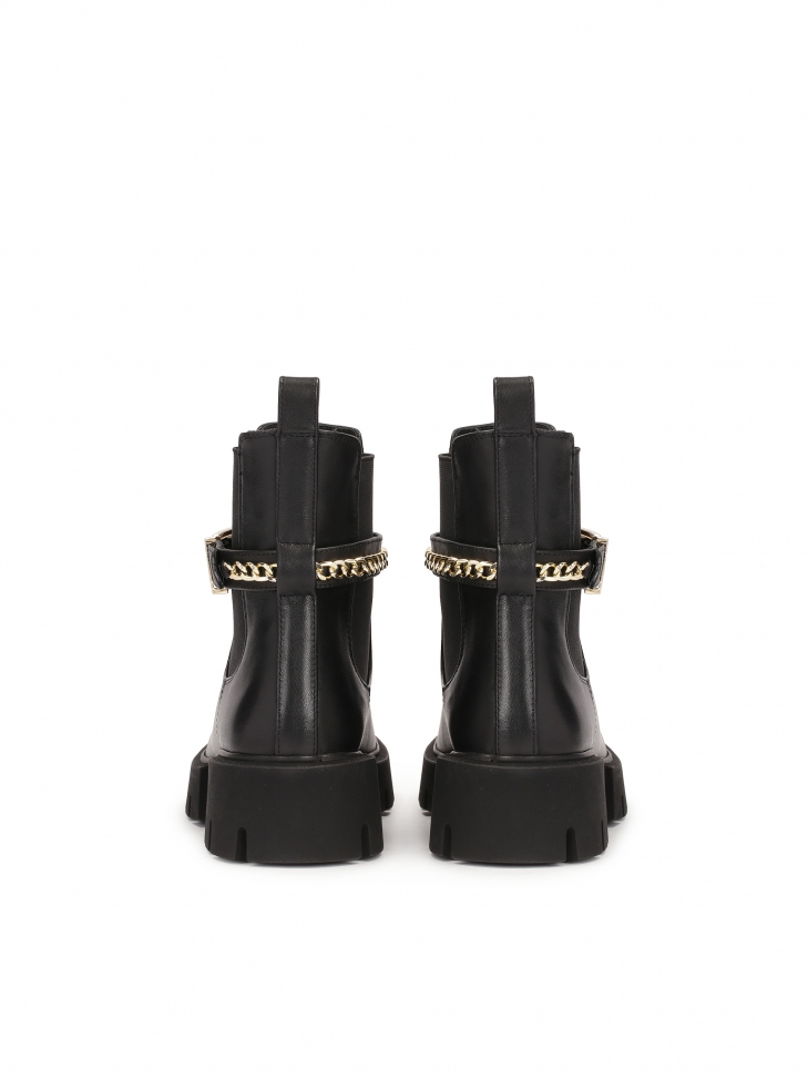 Bottes Chelsea avec ceinture décorative et chaîne FANNY