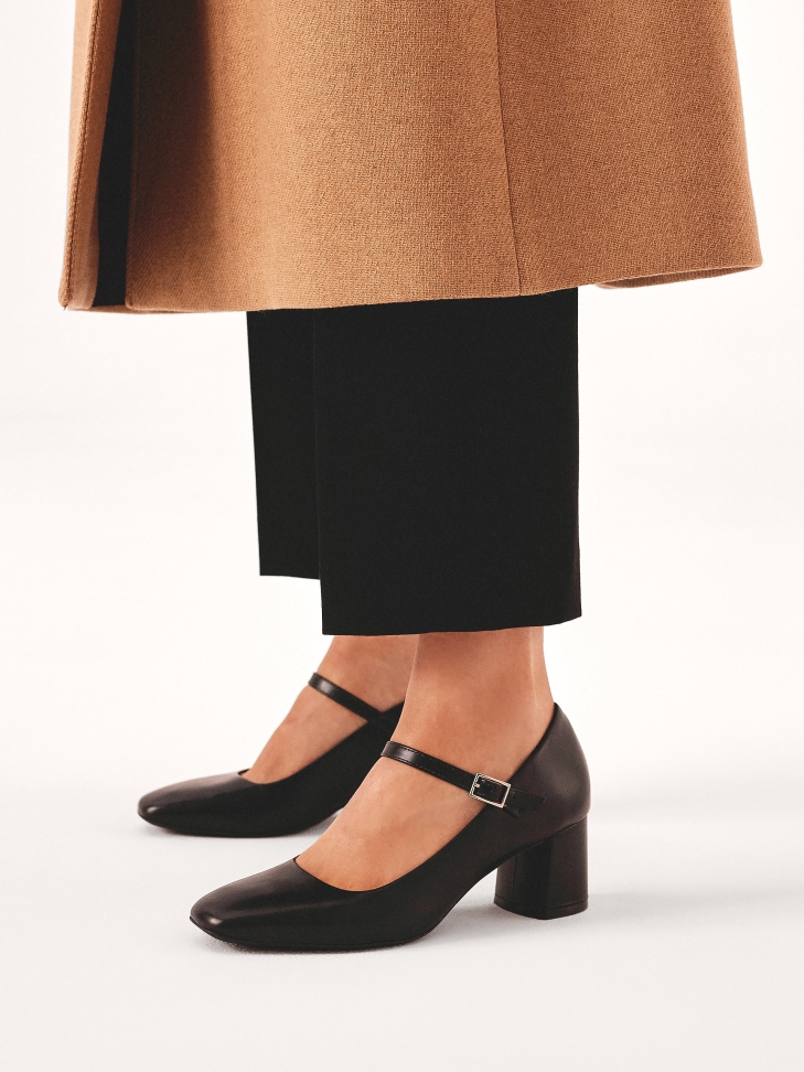 Escarpins noirs à lanières GAURA