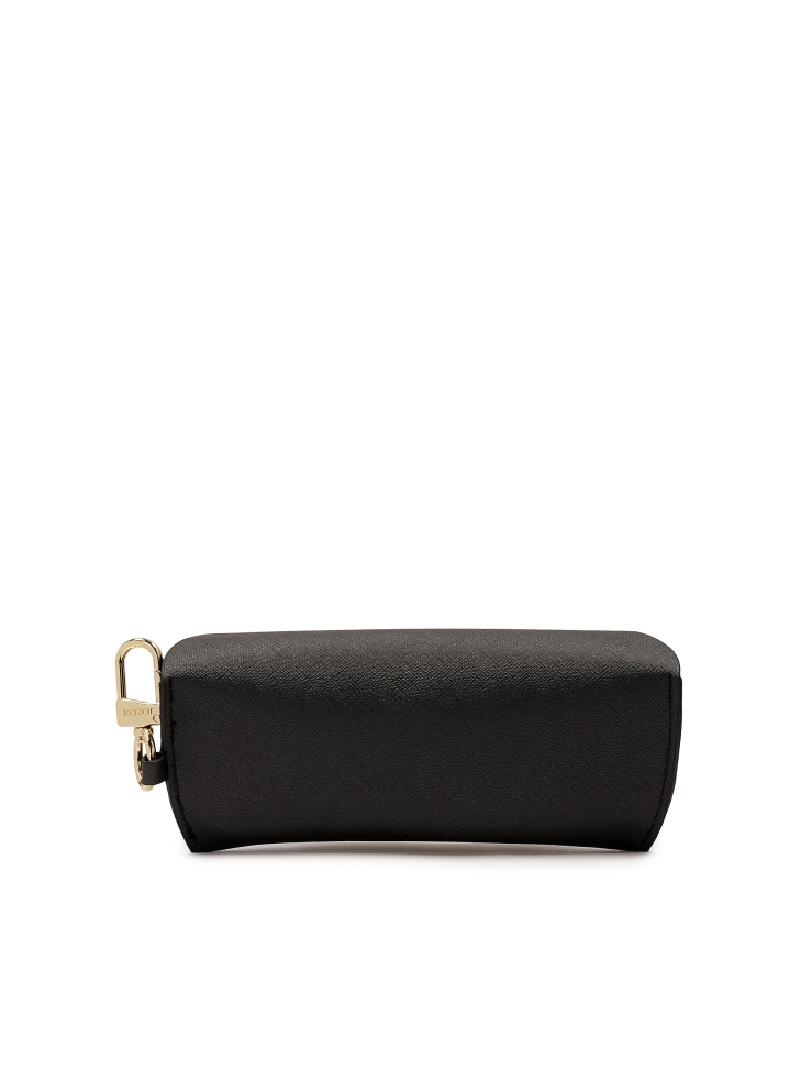 Etui à lunettes noir à clipser DELIN
