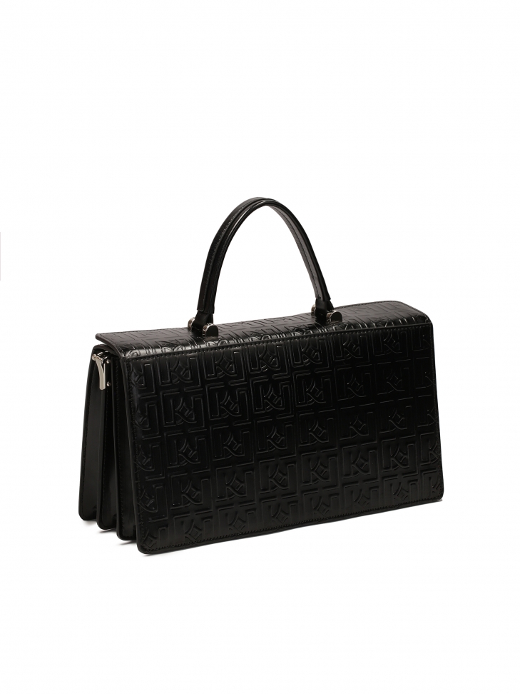 Sac à main en cuir avec poignée et sangle TRENDY