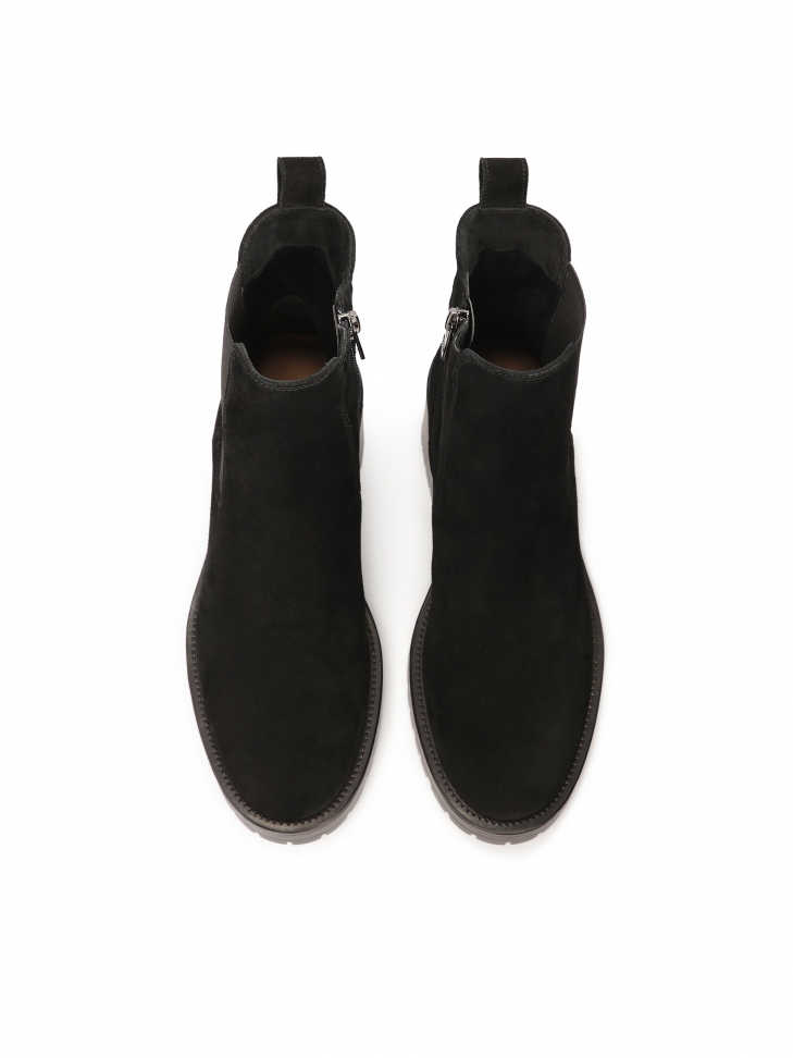 Bottes en daim avec fermeture éclair ARMAYA