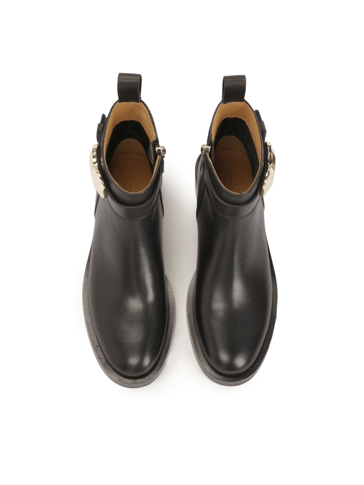 Bottines décorées d'un cœur en métal REGGIE