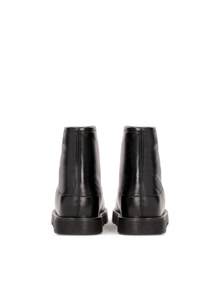 Bottes de neige isolées noires minimalistes KS AURELIE