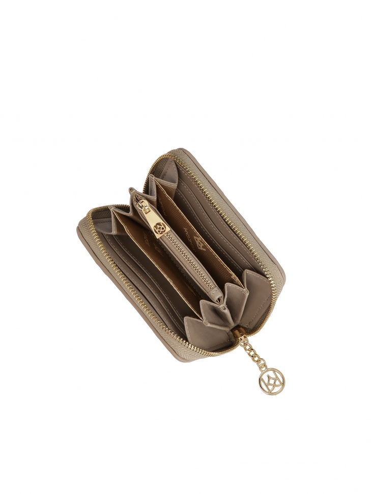 Petit portefeuille à fermeture éclair avec un matelassage remarquable CARO