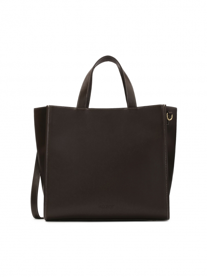 Sac à main minimaliste marron  DEBI