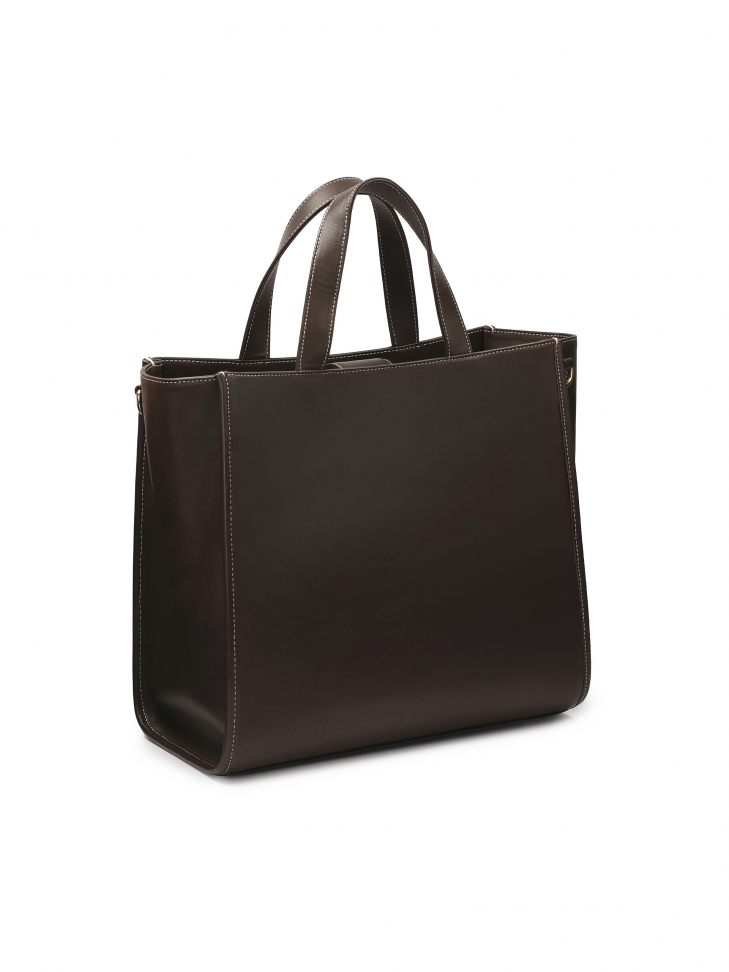 Sac à main minimaliste marron  DEBI