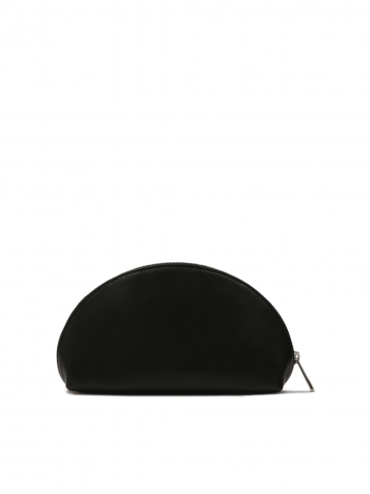 Trousse à cosmétiques monogrammée noire de KAZAR JONELLE