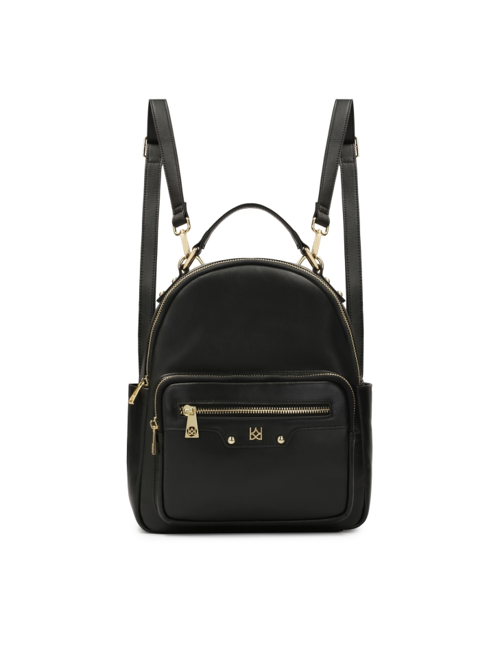 Sac à dos en cuir avec de nombreuses poches DOT